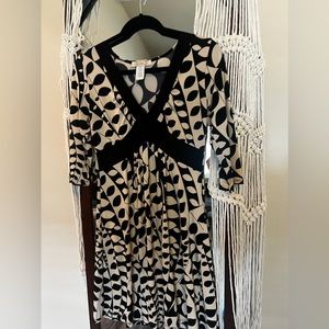 Black and white dress